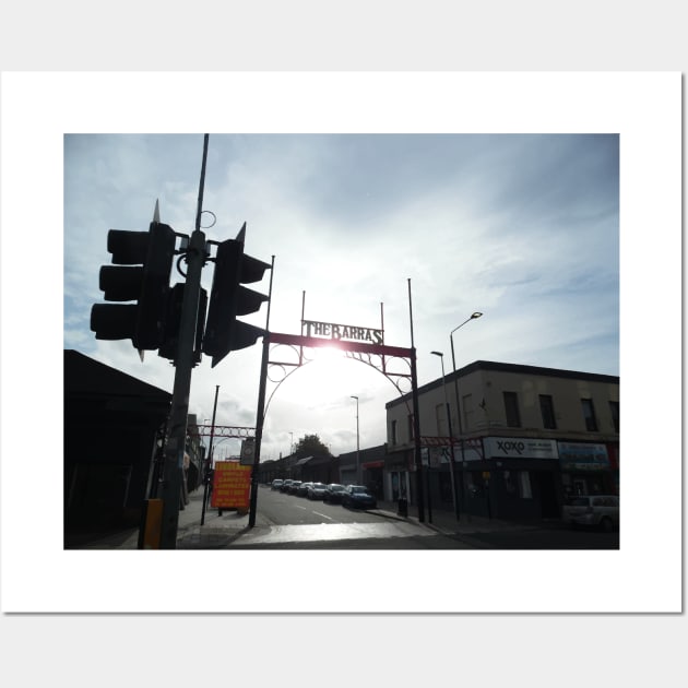 Scottish Photography Series (Vectorized) - The Barras Market #2 Wall Art by MacPean